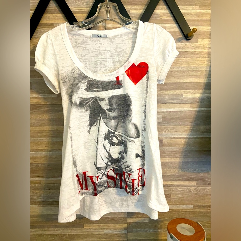 Cute High-Low Top “I ❤️My Style”